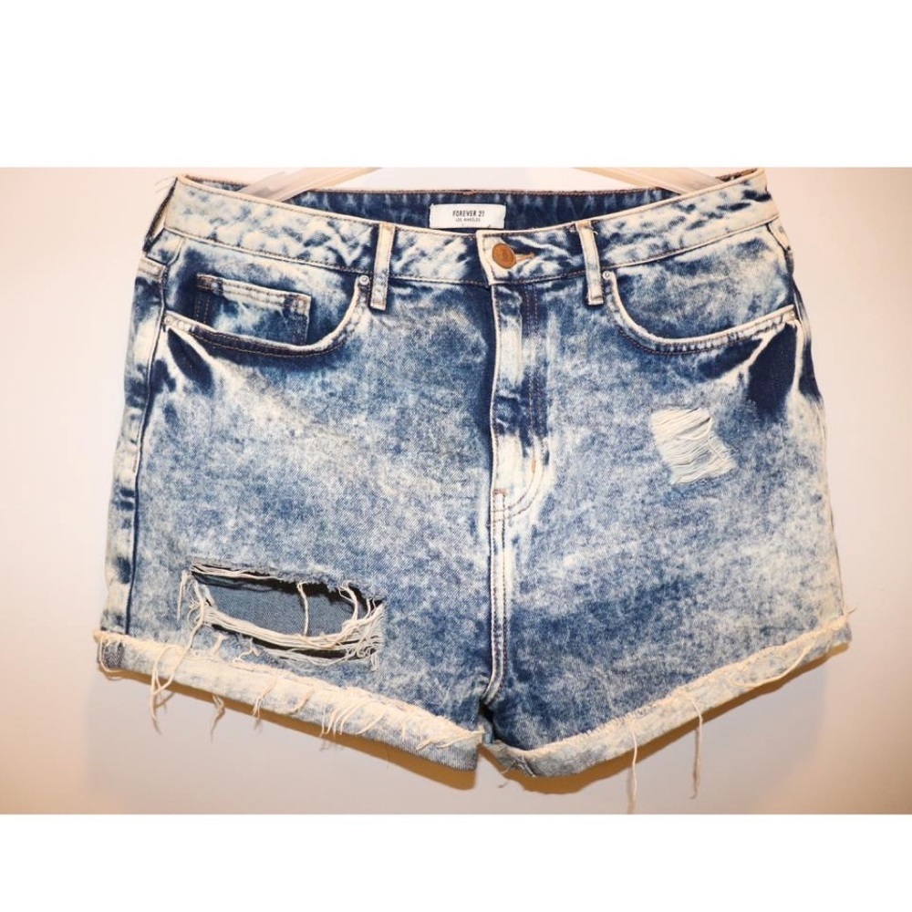 Denim, ripped, Party, distressed, sexy, medium wash jean short